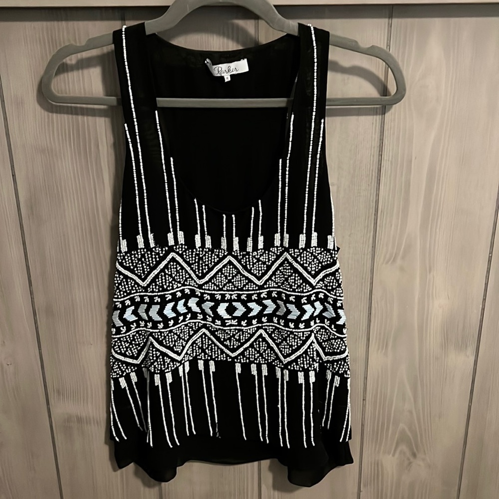 Parker beaded tank top